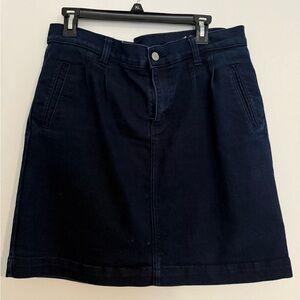 Dark Blue Jean Gap Skirt